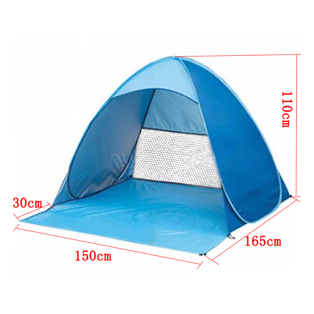 Cheap Goat Tents New Automatic Opening Beach Tent Sun Shelter UV protective Tent Shade Lightwight Pop Up Open For Outdoor Camping Fishing   